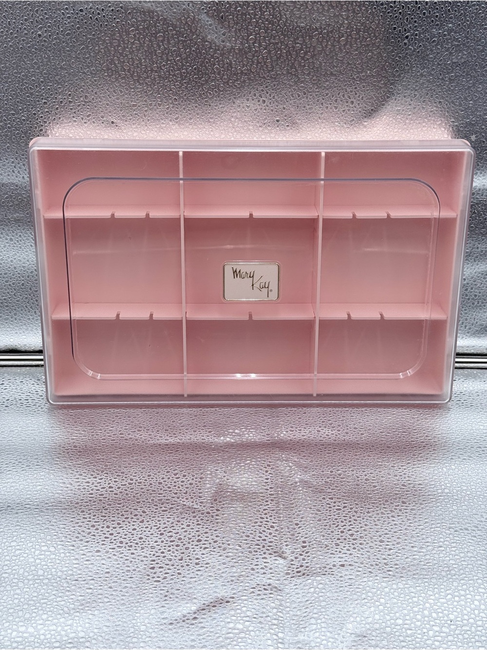 Vintage 1985 Mary Kay Glamour Shade Organizer 2204 Pink Storage Case Mary Kay